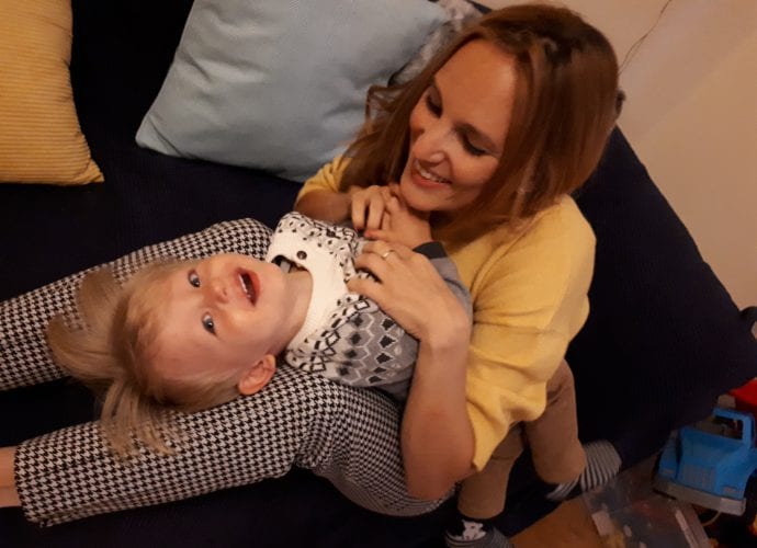 Zsolya, anya lelécel