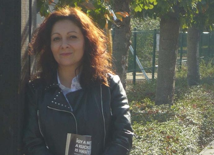 Danó Éva cigány írónő portréja