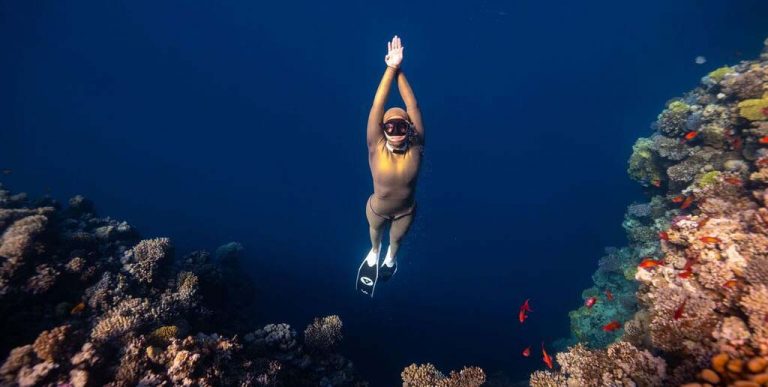 Korok Fatima, szabadtüdős búvárkodás