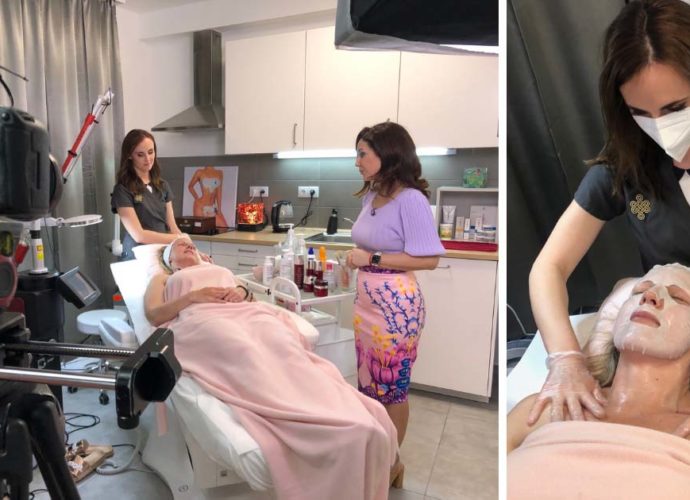 Davida első kezelése az Everdermben. Átalakulás a Változz velünk, anyukám! segítségével.