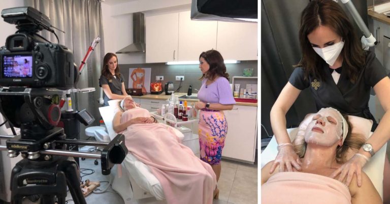 Davida első kezelése az Everdermben. Átalakulás a Változz velünk, anyukám! segítségével.