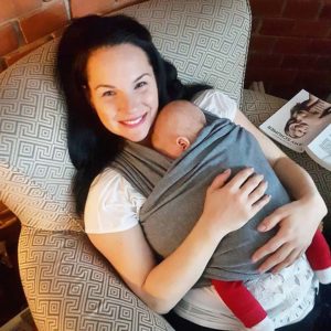 Fónyad Orsi és kisfia. 