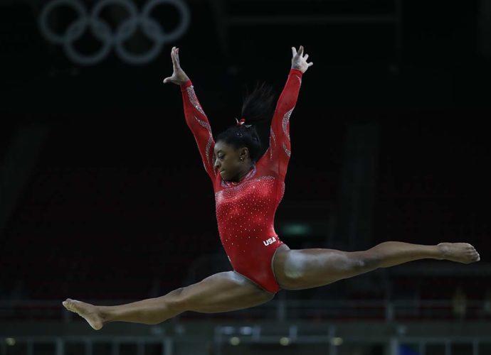 Simone Biles Rióban.
