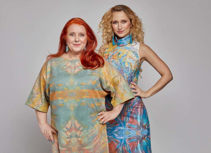 Csillag Zsuzsi és édesanyja, a Süel alapítója.