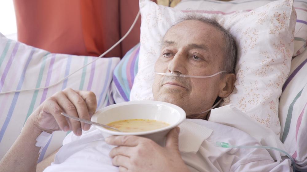 végstádium férfi a hospiceban