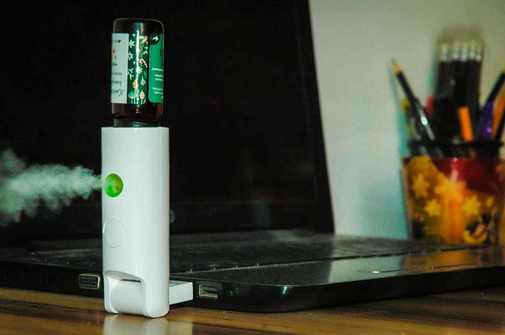 aromax diffúzor zöld fénnyel