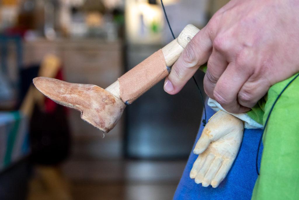 fabábú lába kisúlyozva