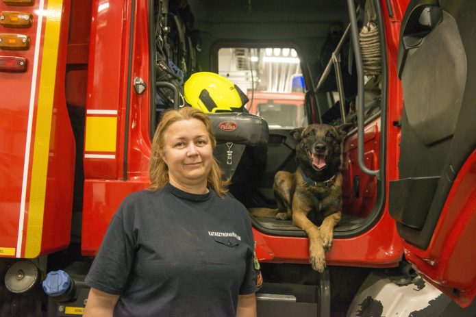 Leczki Sarolta-mentőkutya