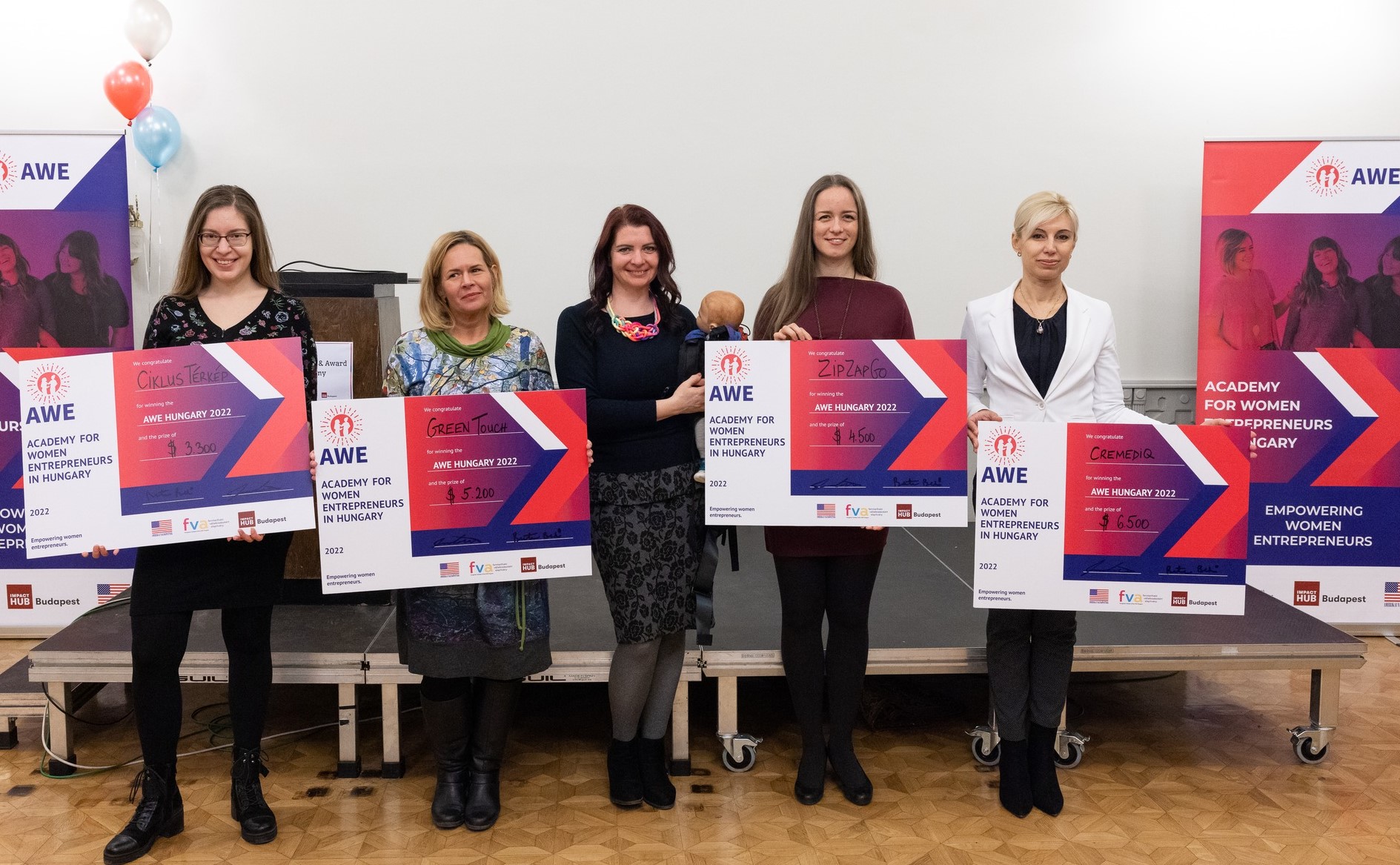 AWE vállalkozónői program nyertesek
