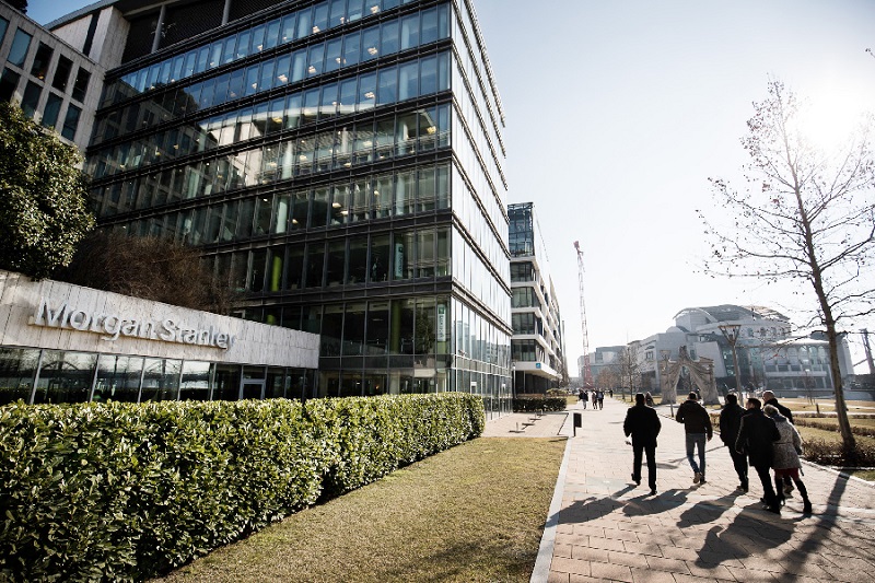 A Morgan Stanley budapesti irodája.