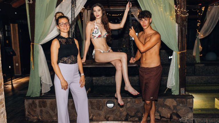 Dombi Brigitta, szauna