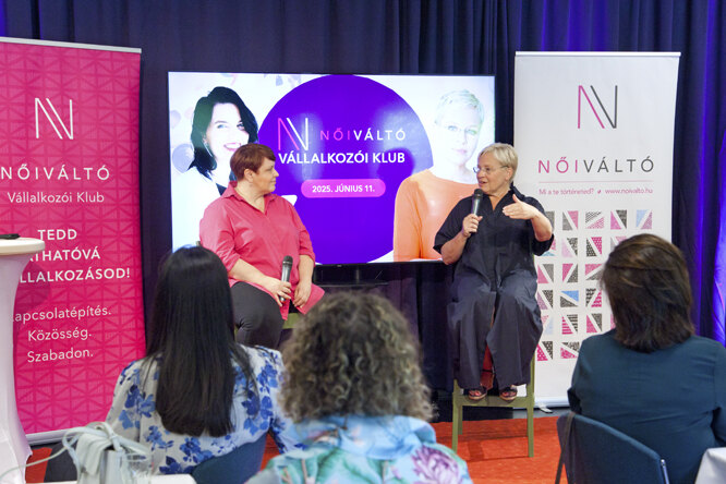 Máté Krisztina, a Cápák között producere