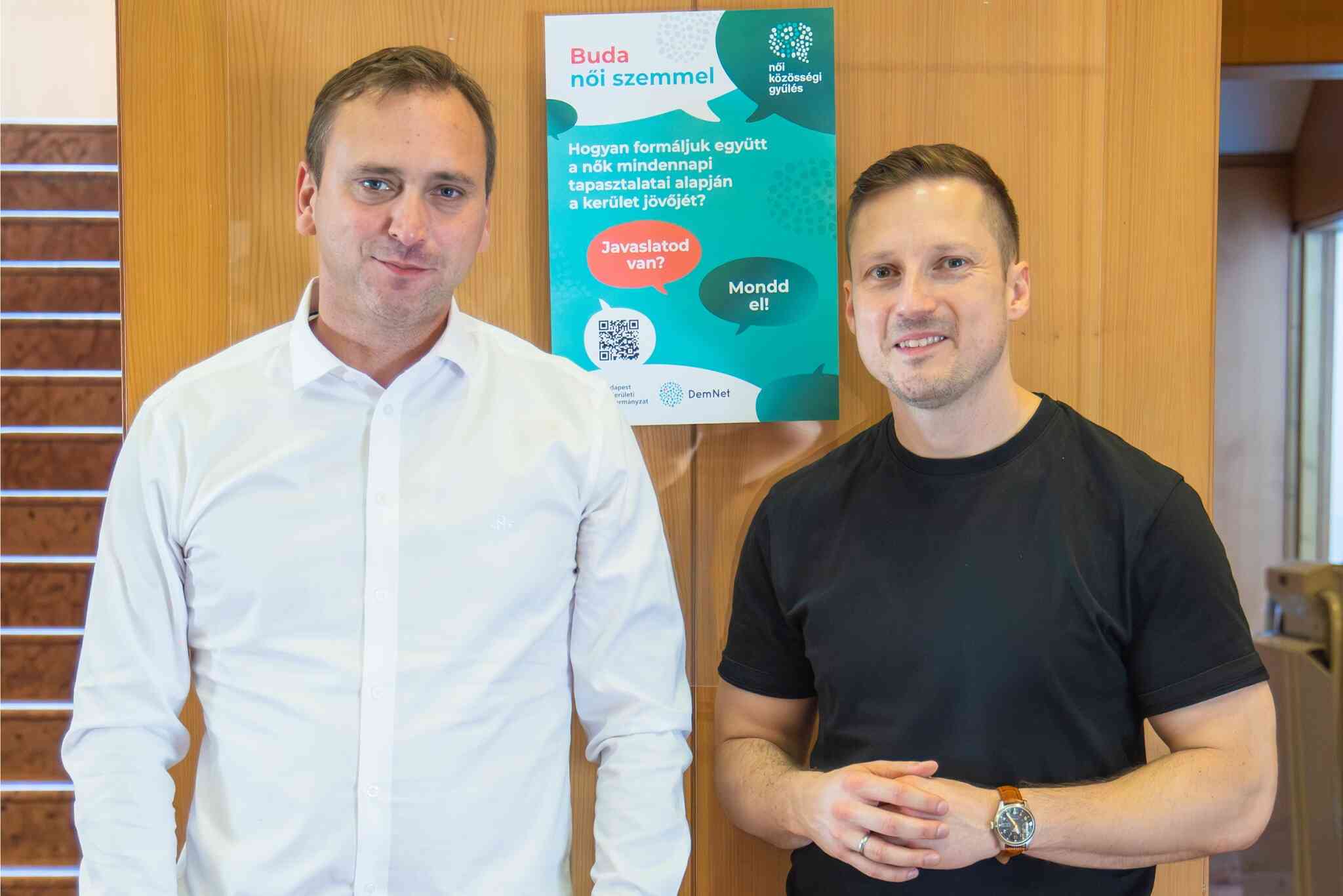 Őrsi Gergely- Soproni Tamás polgármesterek, közösségi gyűlés