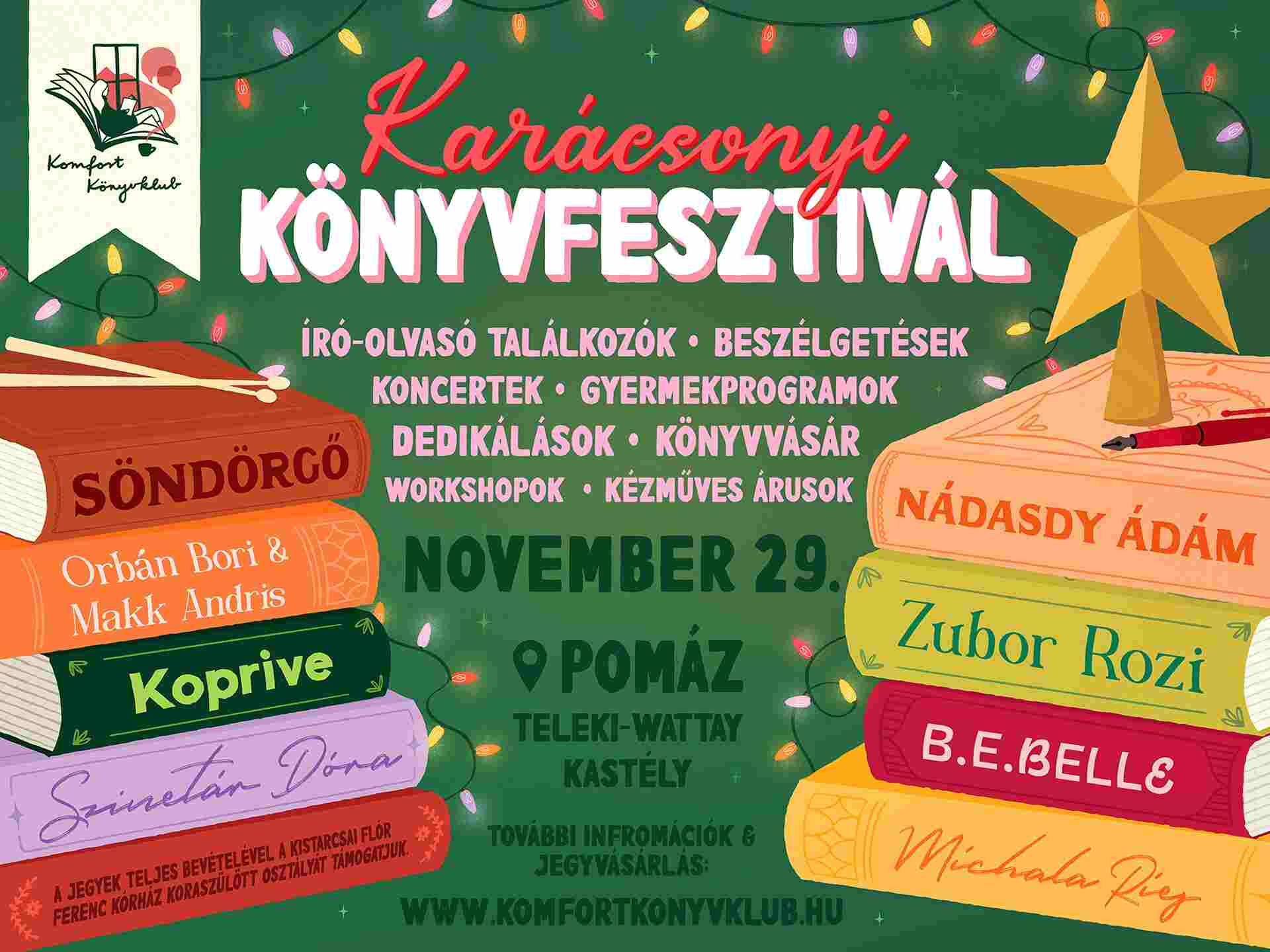 karácsonyi könyvfesztivál Pomáz
