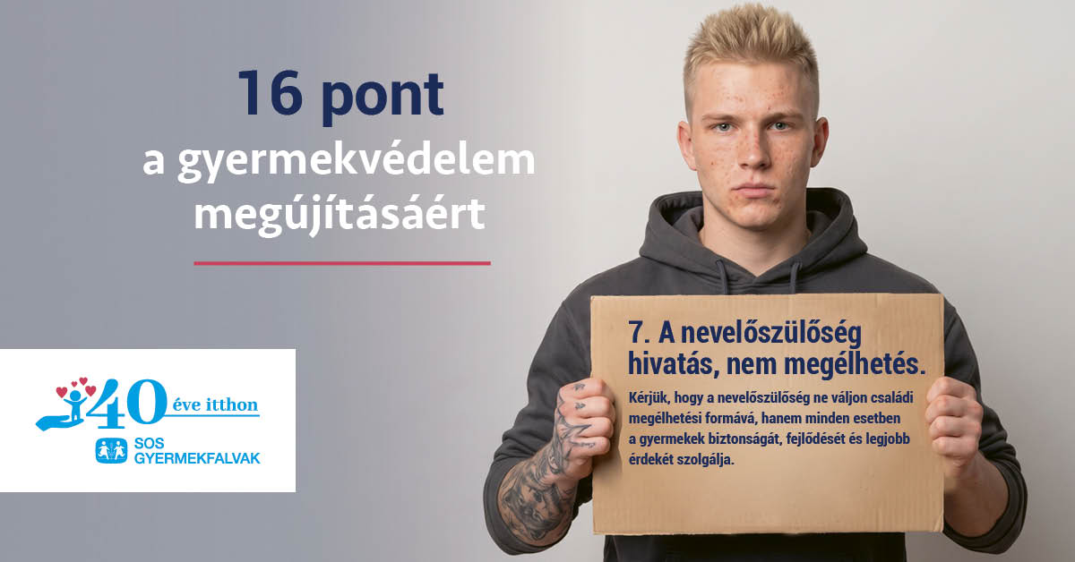 gyermekvédelem SOS gyermekfalvak állami gondozott
