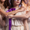 feminista, kék harisnya, nők